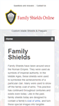 Mobile Screenshot of familyshieldsonline.com